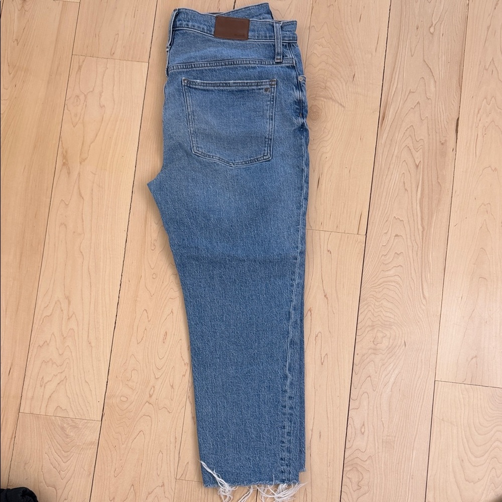 Madewell Classic Blue Straight Leg Jeans